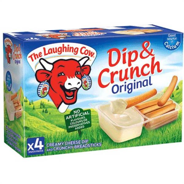 Laughing Cow Dip and Crunch Snack Sticks Imported